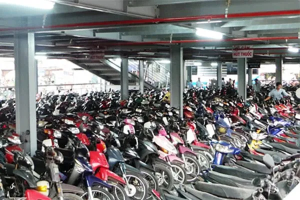bãi giữ xe máy
