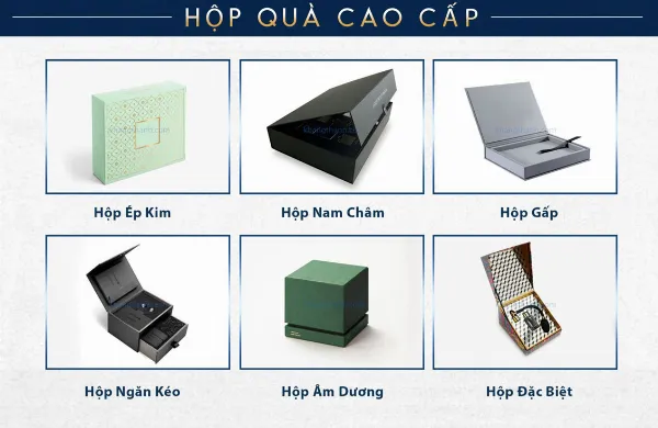 Các loại hộp cứng