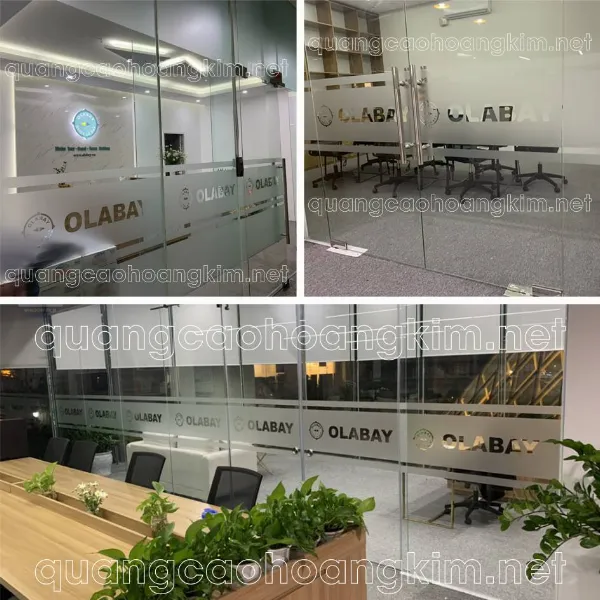 decal kính mờ cho văn phòng