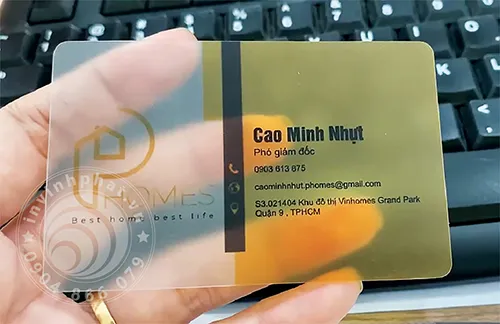 In Card Visit Nhựa: Thể Hiện Sự Chuyên Nghiệp Và Đẳng Cấp Cho Thương Hiệu