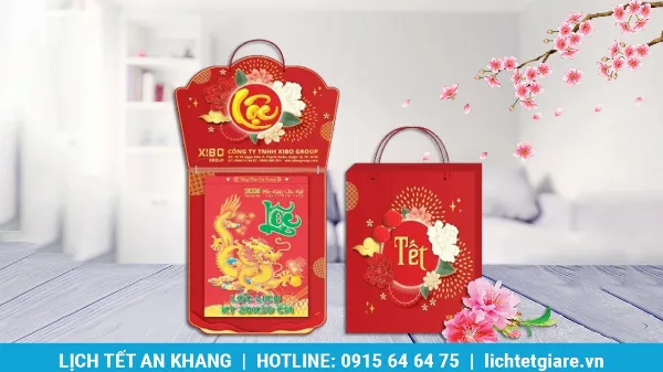 Thiết kế lịch tết 2025 sáng tạo và ấn tượng