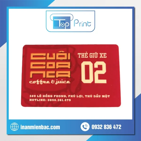In Thẻ Gửi Xe: Giải Pháp Tối Ưu Cho Quản Lý Phương Tiện Chuyên Nghiệp