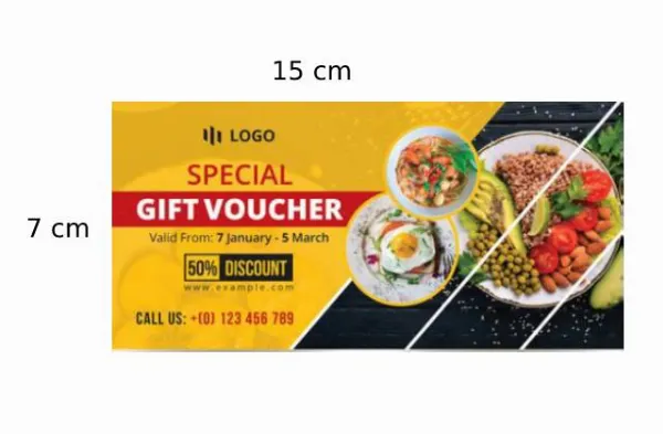 Kích thước voucher và cách thiết kế thu hút