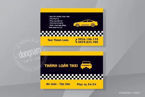 Card Visit Lái Xe Taxi: Công Cụ Nhỏ, Lợi Ích Lớn