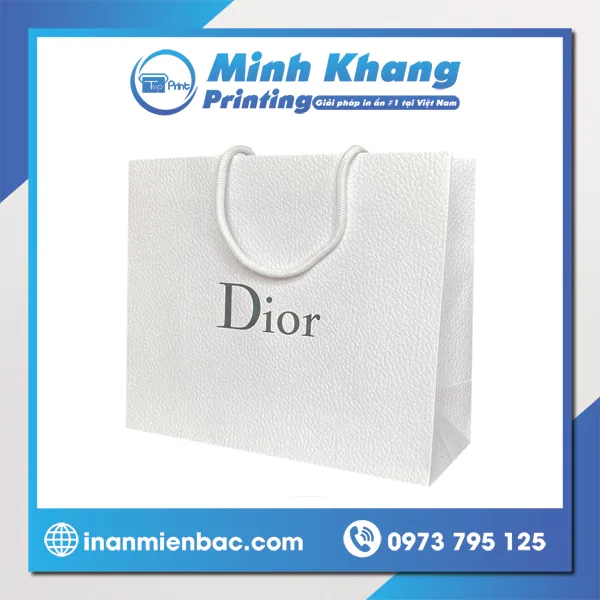 Quy trình in ấn túi giấy Dior chuyên nghiệp