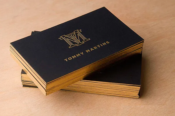 Quy trình in card visit ép kim