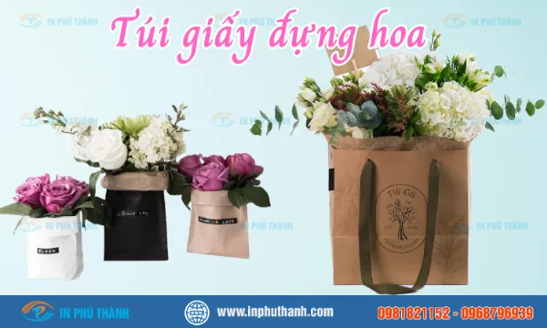 Túi Giấy Đựng Hoa – Vẻ Đẹp Tinh Tế Cho Mọi Loài Hoa