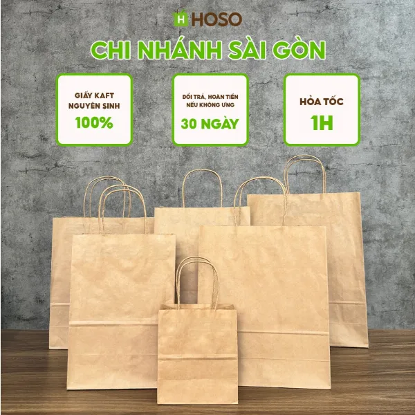 Kích thước túi giấy thông dụng và cách lựa chọn phù hợp