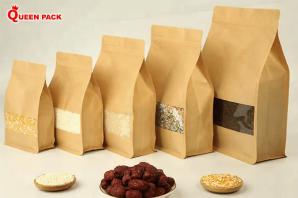 Túi Zip Giấy Kraft Có Cửa Sổ: Giải Pháp Đóng Gói Thân Thiện Môi Trường