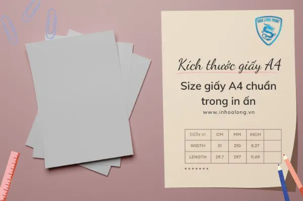 Ứng dụng của giấy A4